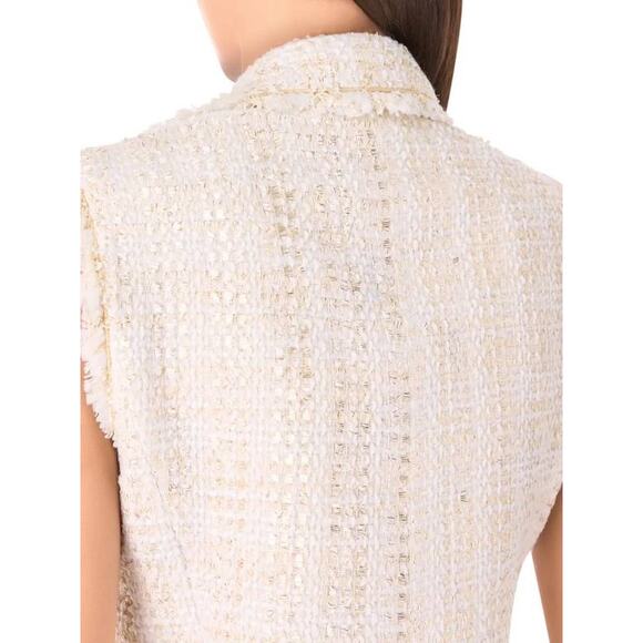 Borgo de Nor Lucienne Tweed Jacket Dress in Cream UK 10 US 6 - Picture 5 of 6